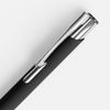 Ручка шариковая Keskus Soft Touch, черная