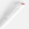 Ручка шариковая Grip, белая с красным