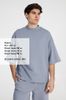 Футболка оверсайз унисекс T9, серая