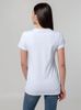 Футболка женская T-bolka Stretch Lady, белая (холодный оттенок)