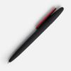 Ручка шариковая Prodir DS5 TRR-P Soft Touch, черная с красным