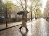 Зонт складной Regenfall, черный