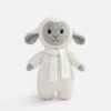 Мягкая игрушка Beastie Toys, овечка с белым шарфом