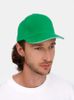 Бейсболка Long Beach, ярко-зеленая с белым
