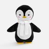 Мягкая игрушка Beastie Toys, пингвиненок с белым шарфом