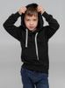 Толстовка с капюшоном детская Kirenga Kids, черная