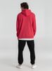 Толстовка с капюшоном унисекс Hoodie, красный меланж