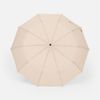 Зонт складной Cloudburst в подарочной упаковке, бежевый
