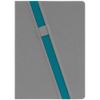 Ежедневник Rubikon на заказ, недатированный серо-бирюзовый