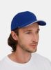 Бейсболка Classic 2.0, ярко-синяя с белым кантом