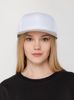 Бейсболка Snapback с прямым козырьком, белая