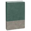 Ежедневник Horizon, недатированный, серый с зеленым