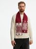 Шарф Wintertude M, красный с белым
