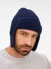 Шапка-ушанка Catch Match, темно-синяя