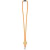 Шнурок для бейджа Tube Wood, оранжевый