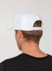 Бейсболка Snapback с прямым козырьком, белая