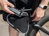 Велосумка на раму BikeLine Mini, черная с белым