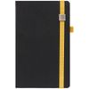 Ежедневник Ton Metal, недатированный, черный с желтым