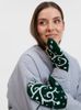 Варежки Adventino, темно-зеленый с молочным