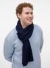 Шарф Nobilis Mono, темно-синий