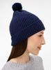 Шапка Catch Match с помпоном, темно-синяя