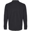 Рубашка поло унисекс с длинным рукавом Pacific LSL, черная