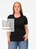 Футболка женская T-bolka Lady, черная