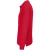 Рубашка поло унисекс с длинным рукавом Pacific LSL, красная