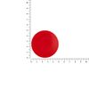 Лейбл из ПВХ Dzeta Round, L, красный