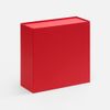 Коробка складная Quadra Fold, красная