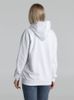 Толстовка на молнии с капюшоном Unit Siverga, белая