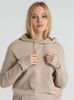 Толстовка с капюшоном унисекс Hoodie, бежевая