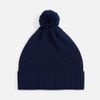 Шапка Catch Match с помпоном, темно-синяя