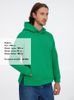Худи оверсайз унисекс Tolla, зеленое