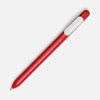 Ручка шариковая Swiper, красная с белым