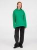 Худи оверсайз унисекс Tolla, зеленое