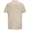 Рубашка поло унисекс Pacific, бежевая (льняная)