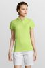 Рубашка поло женская People 210, зеленое яблоко