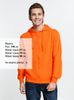 Толстовка на молнии с капюшоном Siverga 2.0, оранжевая