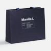 Пакет бумажный Manilla S, синий