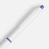 Ручка шариковая Bright Pop, белая с фиолетовым