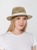 Шляпа Daydream, бежевая с белой лентой