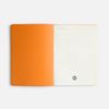Ежедневник Doppio, недатированный, синий с оранжевым