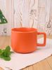 Чашка Jumbo в коробке матовая, оранжевая