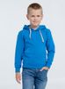 Толстовка с капюшоном детская Kirenga Kids, бирюзовая