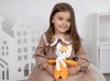 Мягкая игрушка Beastie Toys, лисенок с белым шарфом