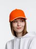 Бейсболка Spiker, оранжевая с белым