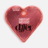 Пешеходный светоотражатель «Сердце», красный