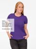 Футболка женская T-bolka Lady, фиолетовая