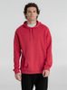 Толстовка с капюшоном унисекс Hoodie, красный меланж